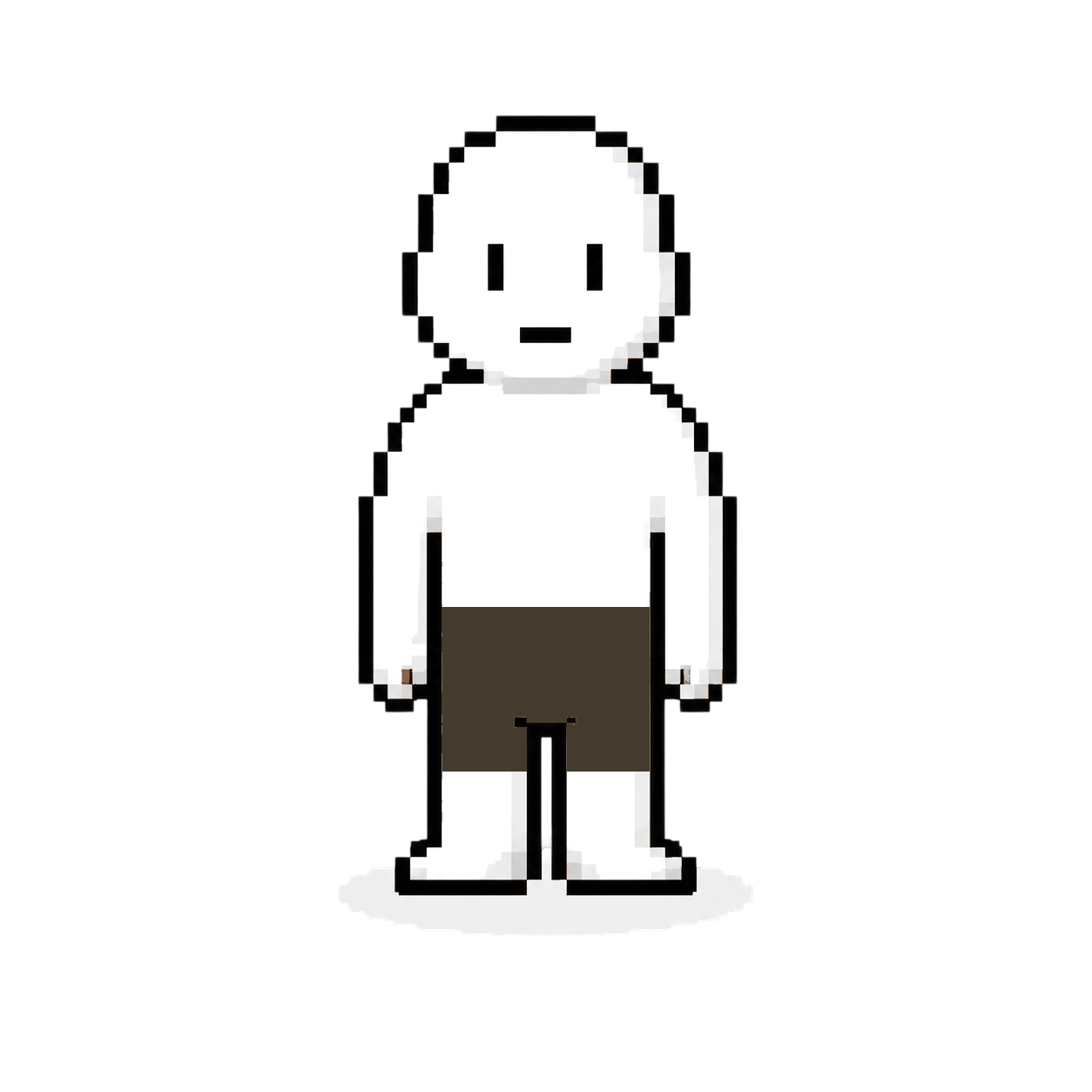 ドット絵の『まいける』(ノーマル体型)